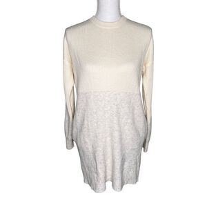 Lululemon Restful Intention sweater in cream and gray